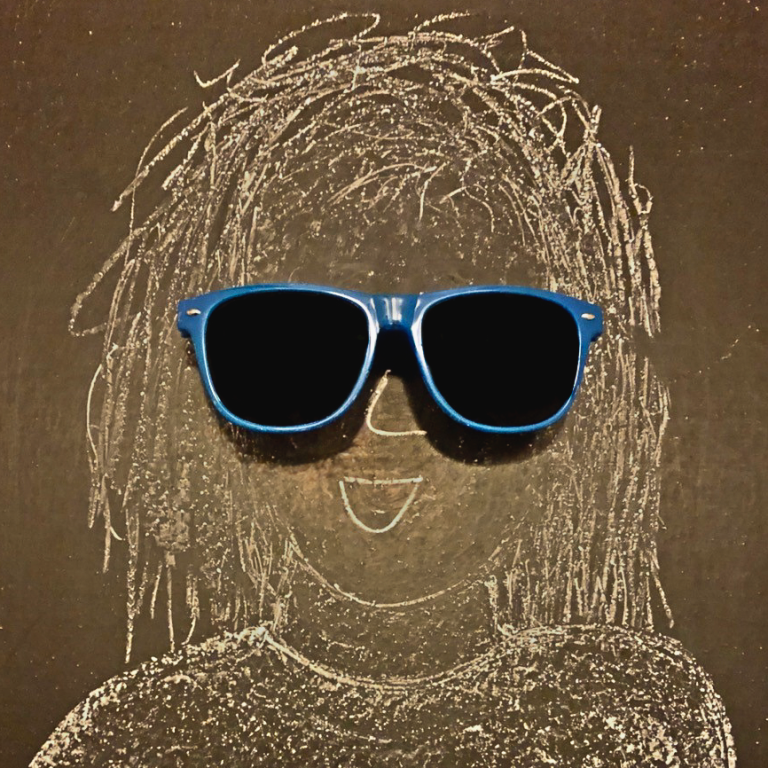 alt="Autoportrait de Dominic Asselin, réalisateur de courts-métrages animés et artiste"